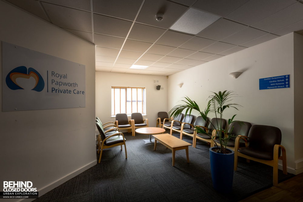 Royal Papworth Hospital - Private Care waiting area